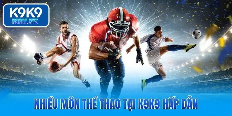 Nhiều môn thể thao tại K9K9 hấp dẫn